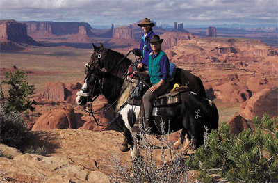 Monument Valley, horseback riding