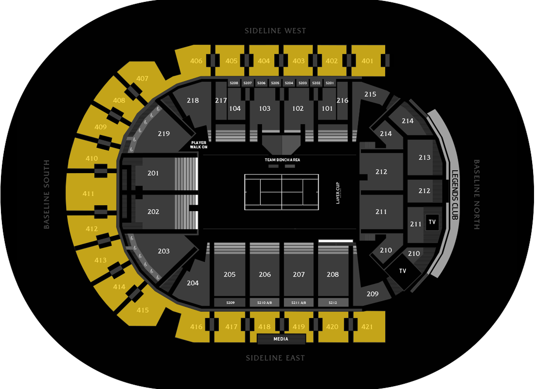 CAT.2-General, Laver Cup Berlin Mercedes-Benz Arena Centre Court