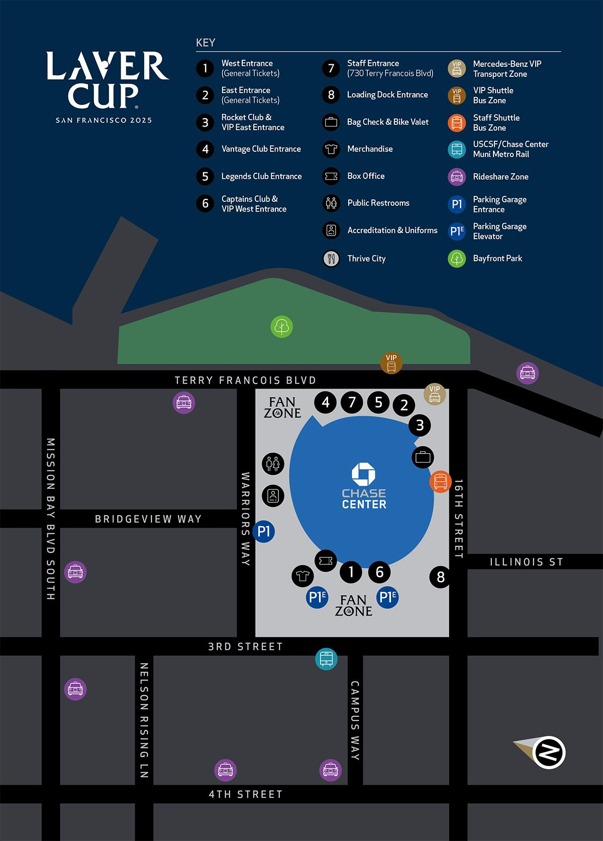 レーバーカップサンフランシスコ チェイスセンター