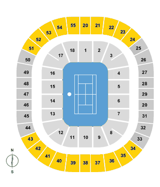 Rod-Laver Arena Upper-Baseline