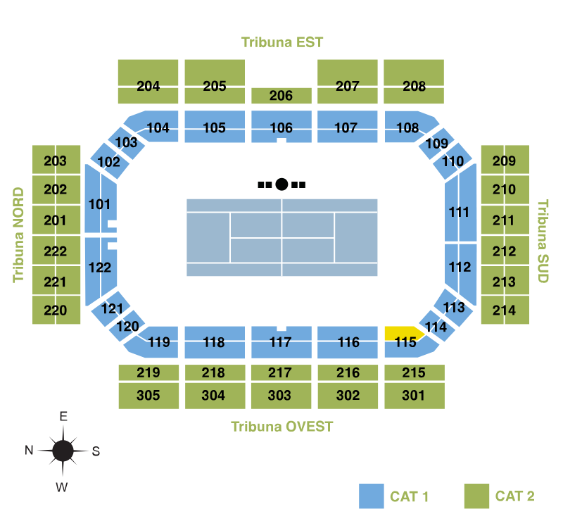 CAT.1-Section 115 Inalpi Arena Center Court