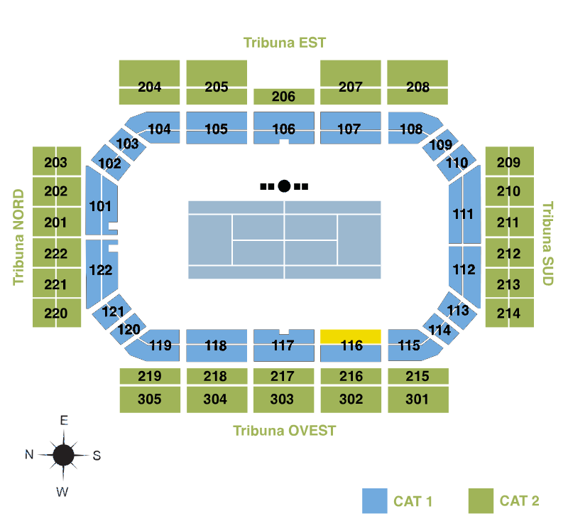 CAT.1-Section 116 Inalpi Arena Center Court