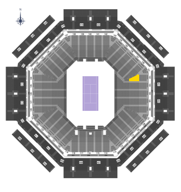 Stadium 1 Box Level-Section 102, Row J-R