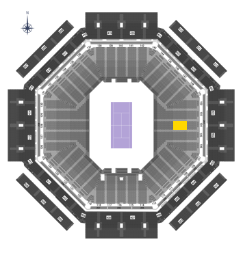 Stadium 1 Box Level-Section 104, Row J-R