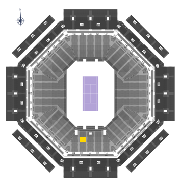Stadium 1 Box Level-Section 117, Row N-R