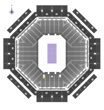 Stadium 1 Box Level-Section 118, Row K-M