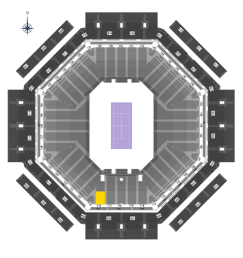 Stadium 1 Box Level-Section 118, Row S-Z