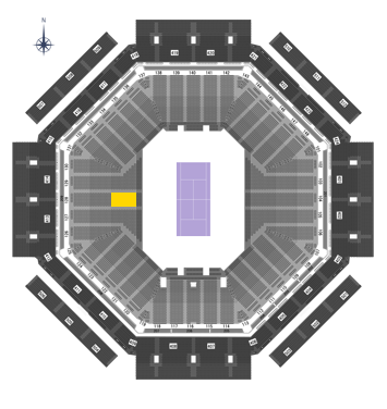 Stadium 1 Box Level-Section 128, Row CC-H