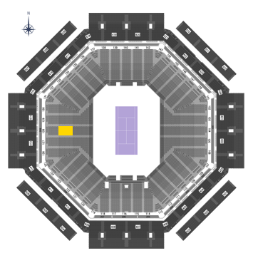 Stadium 1 Box Level-Section 128, Row J-R