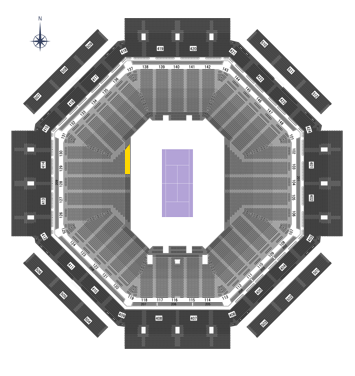 Stadium 1 Box Level-Section 129, Row AA-BB