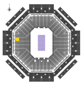 Stadium 1 Box Level-Section 129, Row S-Z