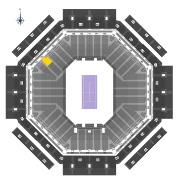 Stadium 1 Box Level-Section 133, Row S-Z