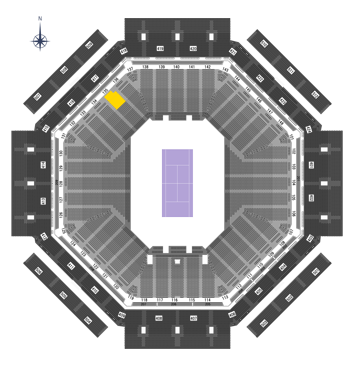 Stadium 1 Box Level-Section 135, Row S-Z