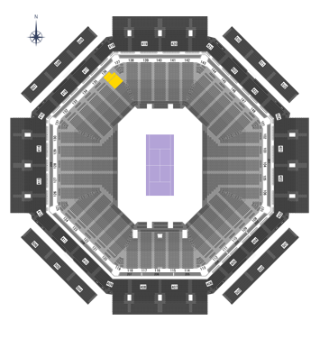 Stadium 1 Box Level-Section 136, Row S-Z