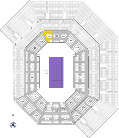 Stadium 2 Reserved-Section 105