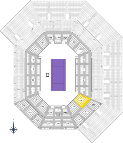 Stadium 2 Reserved-Section 114