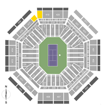 Stadium 1 Upper Level-Section 418