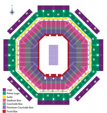 Stadium 1 Seating Map Indeian Wells Tennis Garden