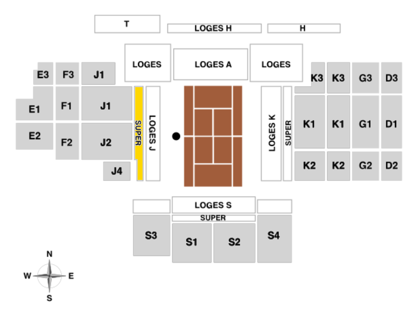 Court Rainier III CAT.1-Super J