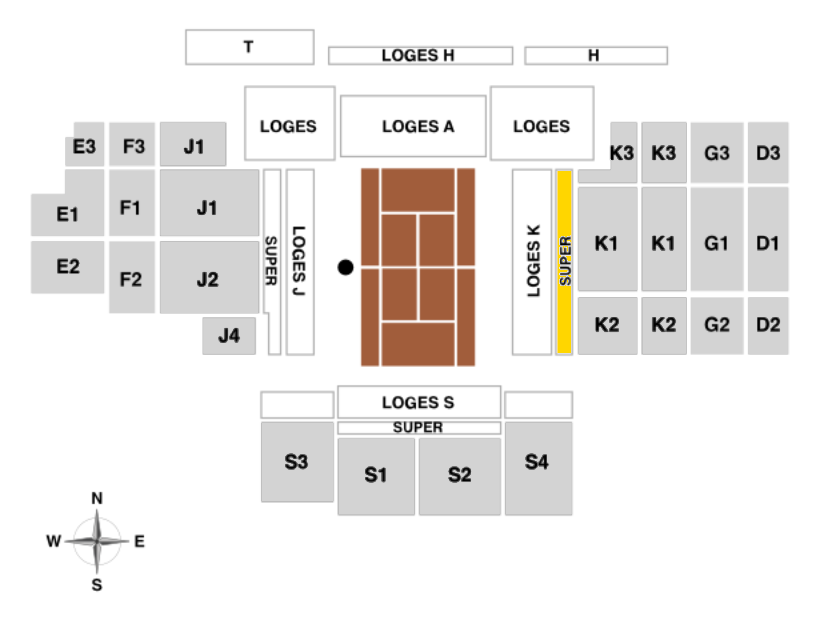 Court Rainier III CAT.1-Super K