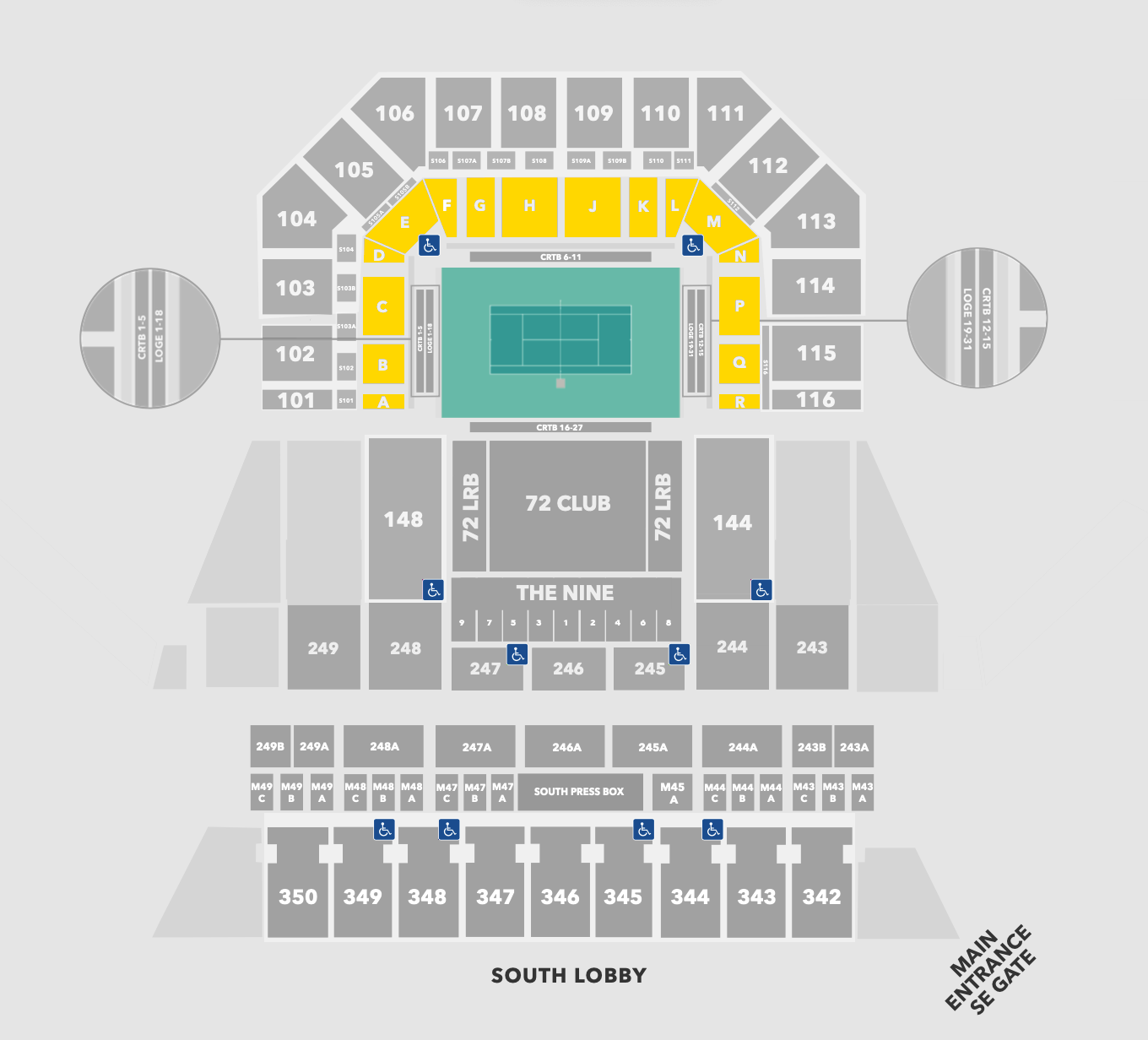 Center Court Courtside-General