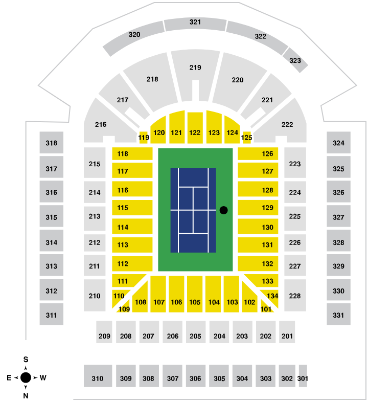 Stade IGA-Court Central Level 100-General