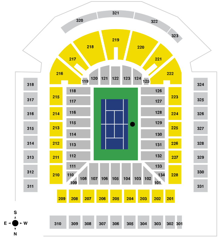 Stade IGA-Court Central Level 200-General