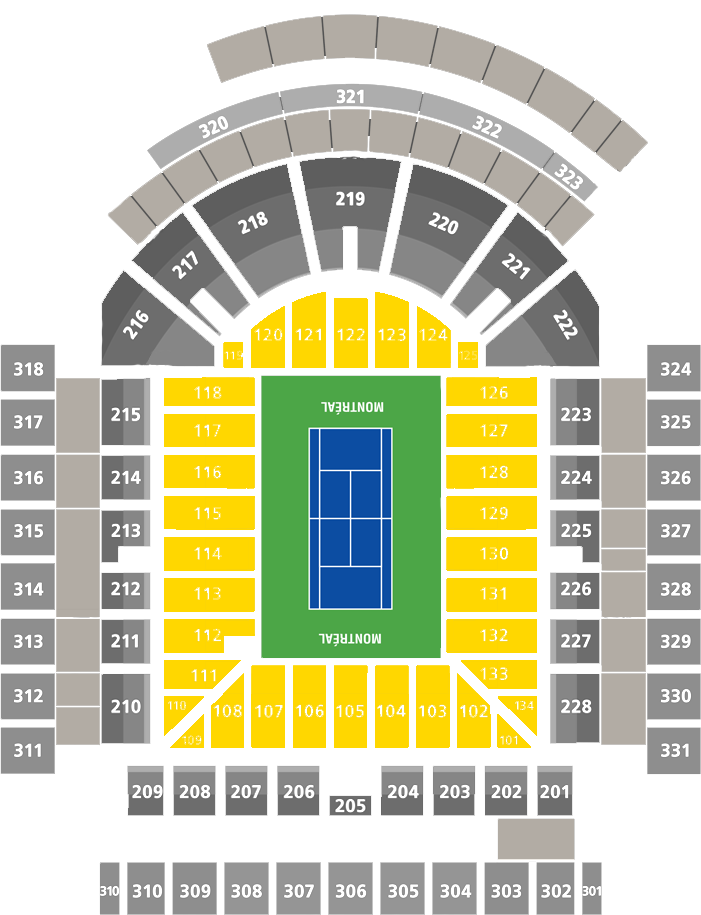 Stade IGA-Center Court Level 100-General