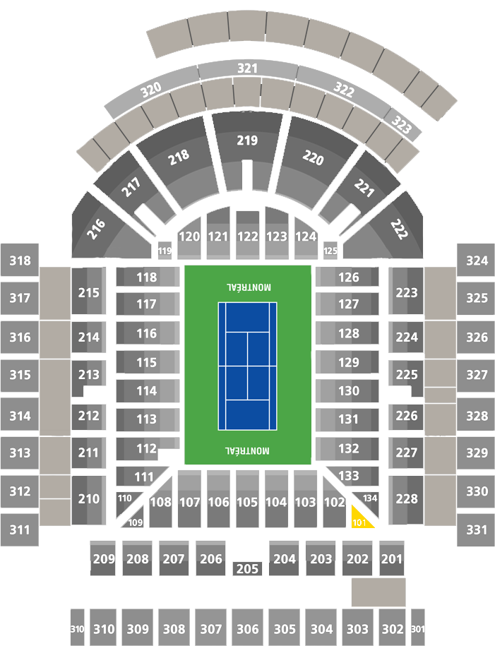 Stade IGA-Center Court Section 101