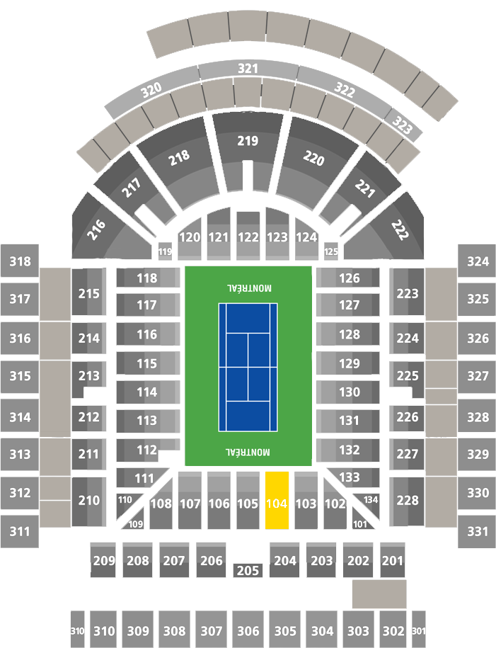 Stade IGA-Center Court Section 104