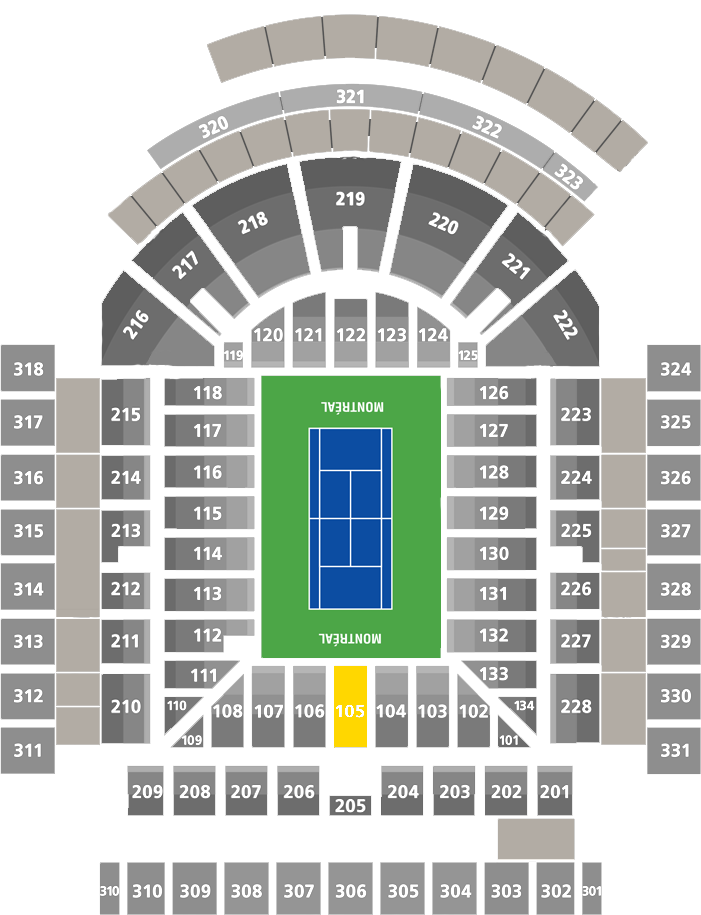 Stade IGA-Center Court Section 105