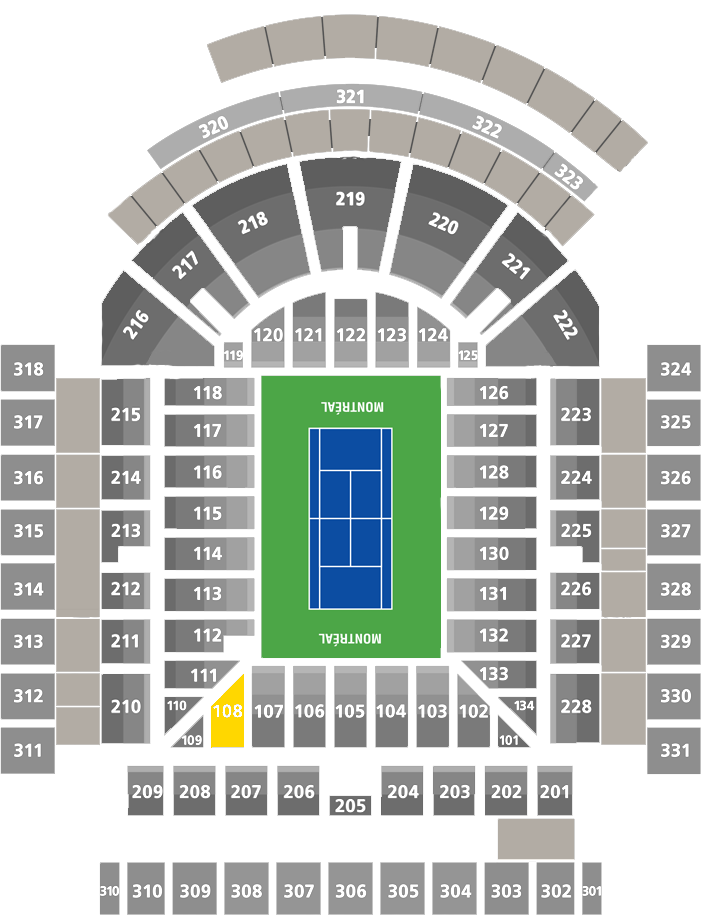 Stade IGA-Center Court Section 108