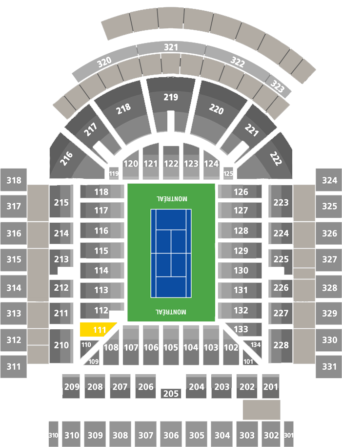 Stade IGA-Center Court Section 111