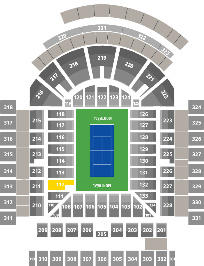 Stade IGA-Center Court Section 112