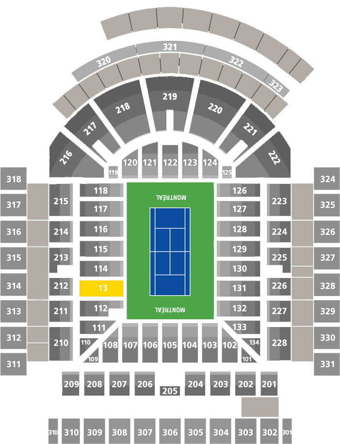 Stade IGA-Center Court Section 113