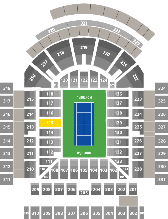 Stade IGA-Center Court Section 115