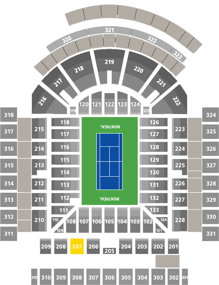 Stade IGA-Court Central Section 207