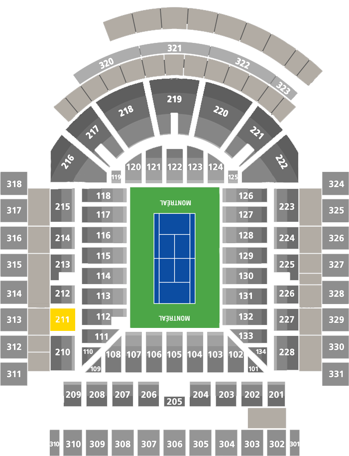 Stade IGA-Court Central Section 211