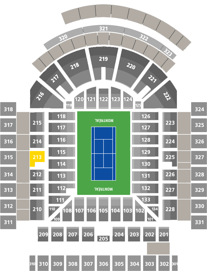 Stade IGA-Center Court Section 213