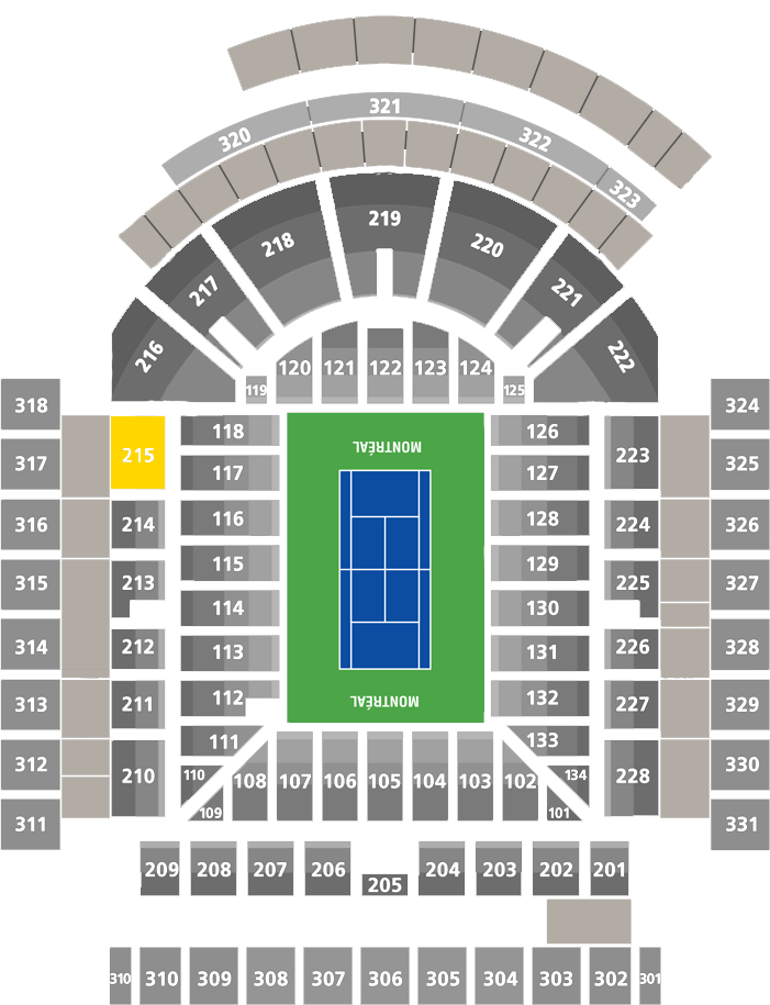 Stade IGA-Center Court Section 215