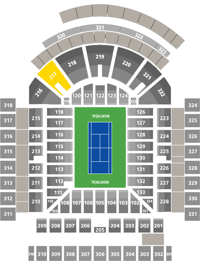 Stade IGA-Center Court Section 217