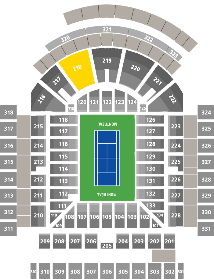 Stade IGA-Center Court Section 218