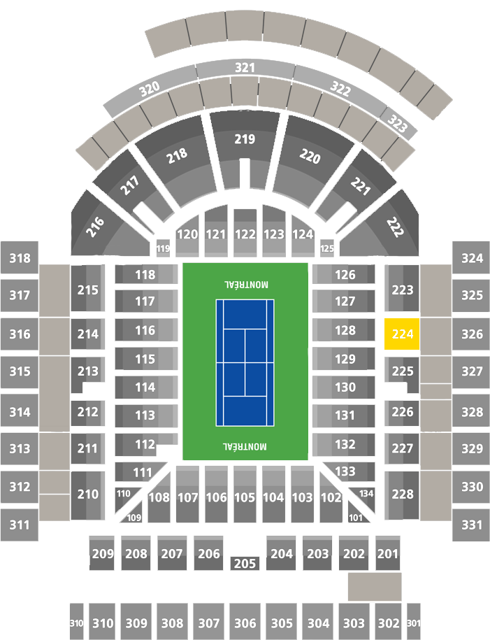 Stade IGA-Court Central Section 224