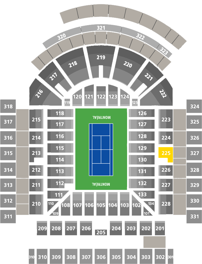 Stade IGA-Center Court Section 225