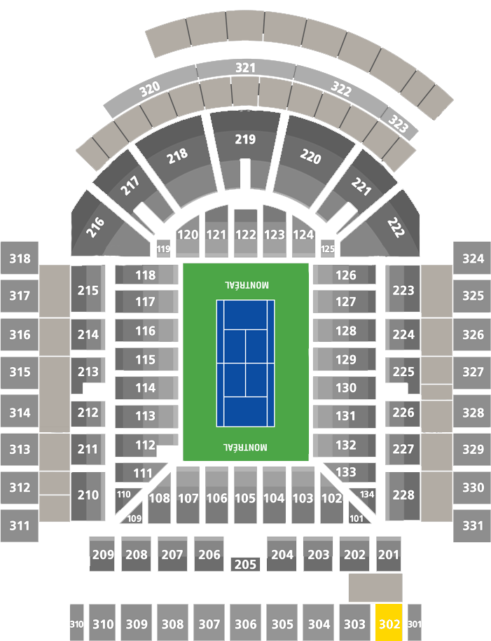 Stade IGA-Center Court Section 302