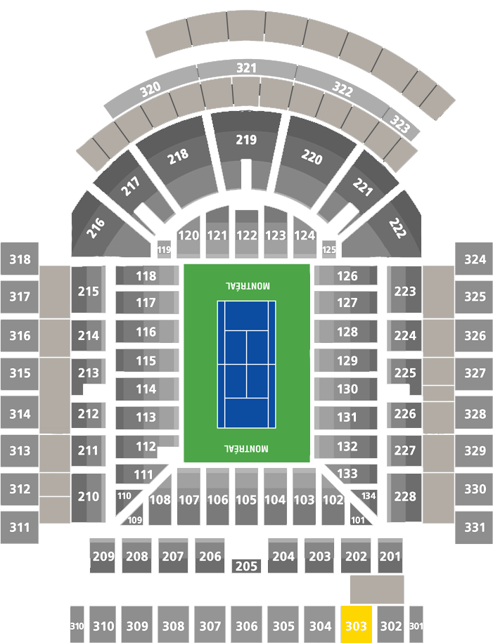 Stade IGA-Center Court Section 303