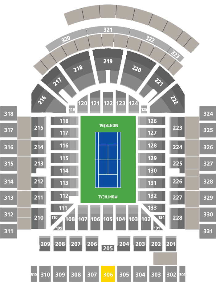 Stade IGA-Court Central Section 306