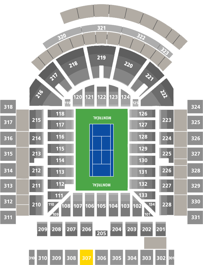 Stade IGA-Center Court Section 307