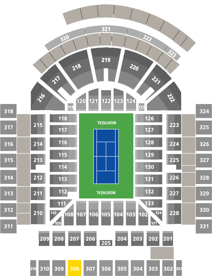 Stade IGA-Center Court Section 308