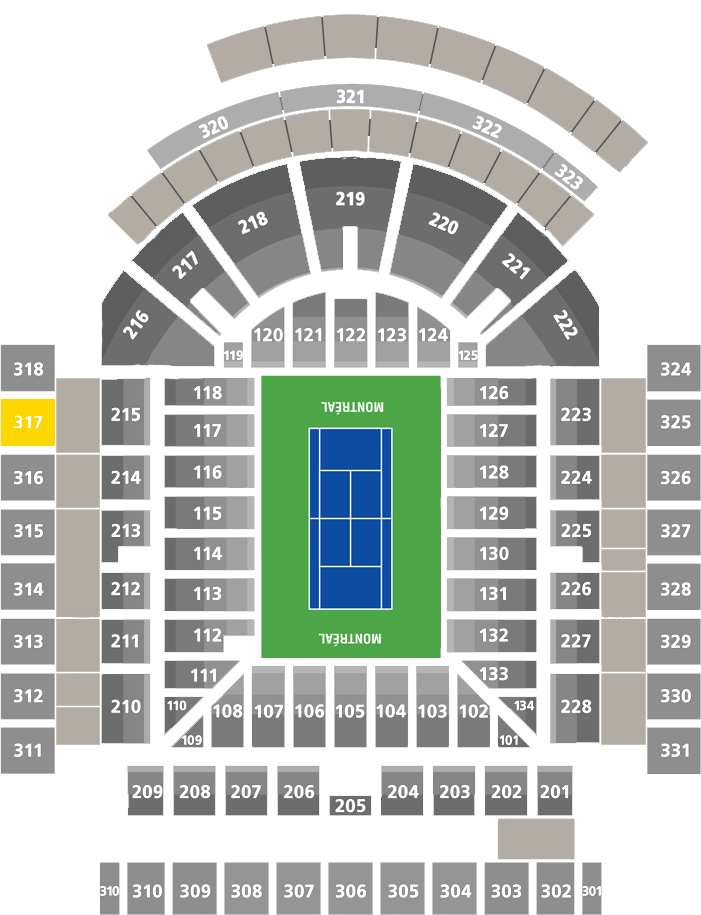 Stade IGA-Center Court Section 317